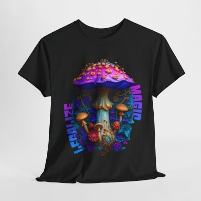 Legalize magic | Mushroom T-shirt - Image 4