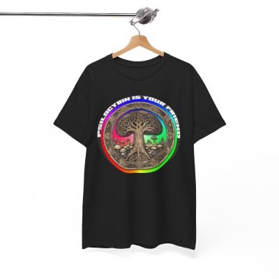 Psilocybin is your friend | Trippy T-shirt - Image 4