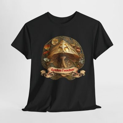 Golden teacher | Magic shroom T-shirt - Image 4