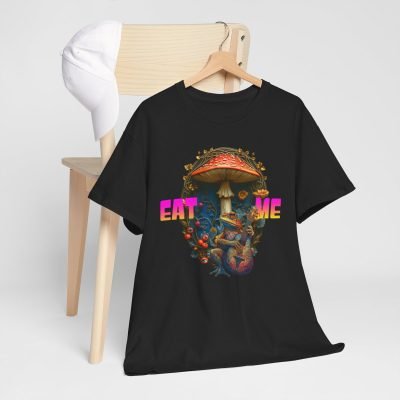 Eat Me" magic mushroom and bufo | Psychedelic T-shirt - Image 4