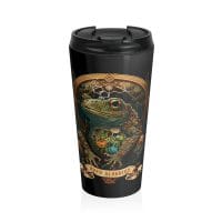 2 Bufo alvarius — Psychedelic Travel Mug by PsychonautDream