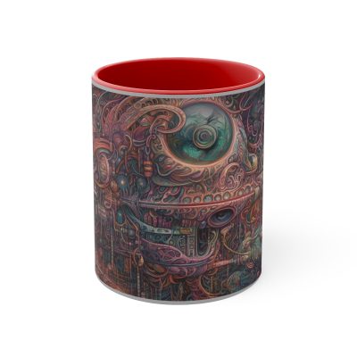 psychedelic place mug