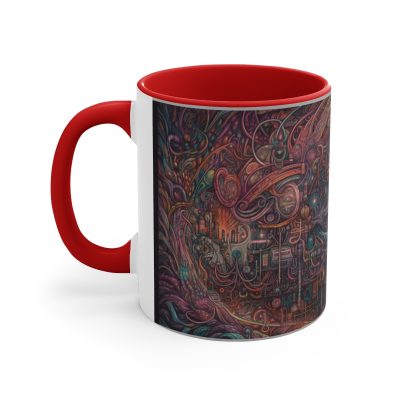 psychedelic place mug