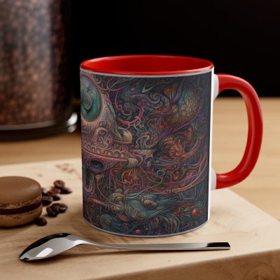 psychedelic place mug