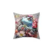 Amazonian Bufo spirit — Psychedelic Pillow by PsychonautDream