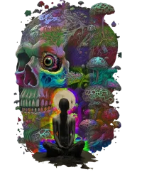 Beyond the Ego — Psychedelic T-Shirt by PsychonautDream