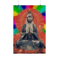 Psychedelic Buddha 4 — Psychedelic Poster by PsychonautDream