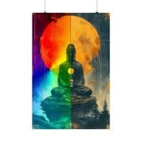 Psychedelic Buddha — Psychedelic Poster by PsychonautDream