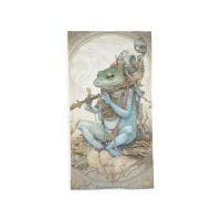 Trippy Bufo alvarius 1 — Psychedelic Tube Scarf by PsychonautDream