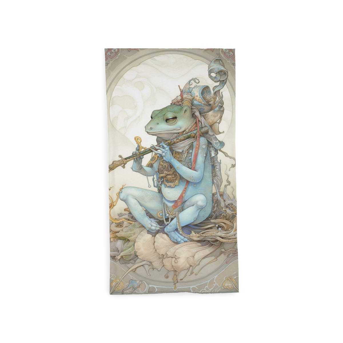 Trippy Bufo alvarius 1 — Psychedelic Tube Scarf by PsychonautDream