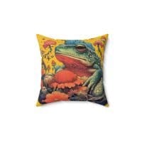 Bufo alvarius preparing a trip — Psychedelic Pillow by PsychonautDream