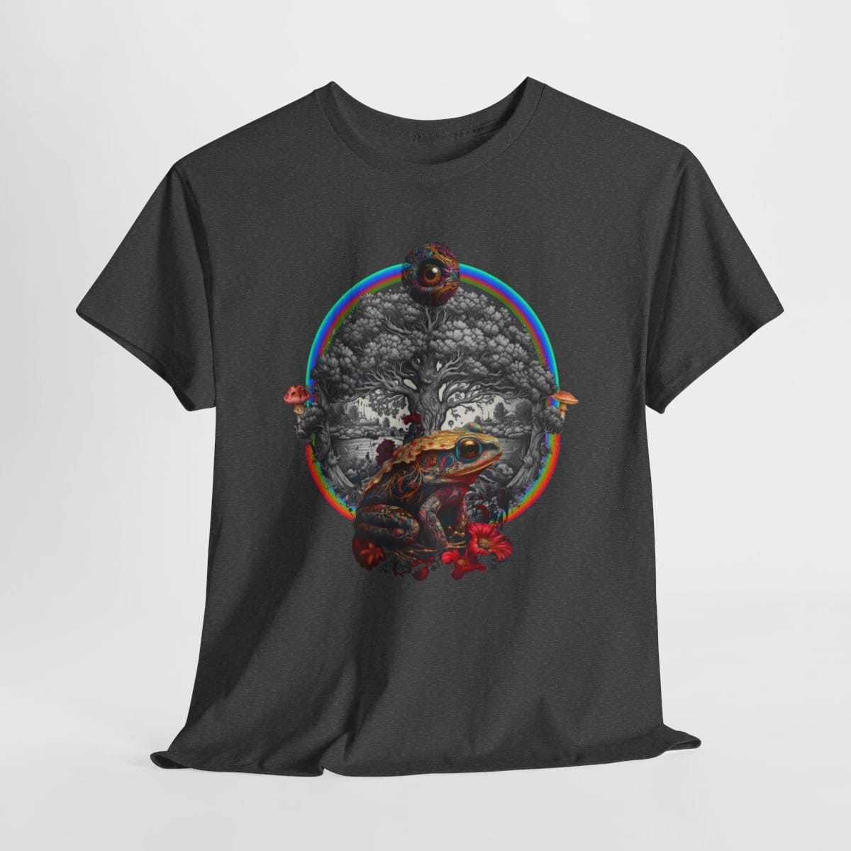 Bufo and tree of life | Psychedelic T-Shirt — gallery product image