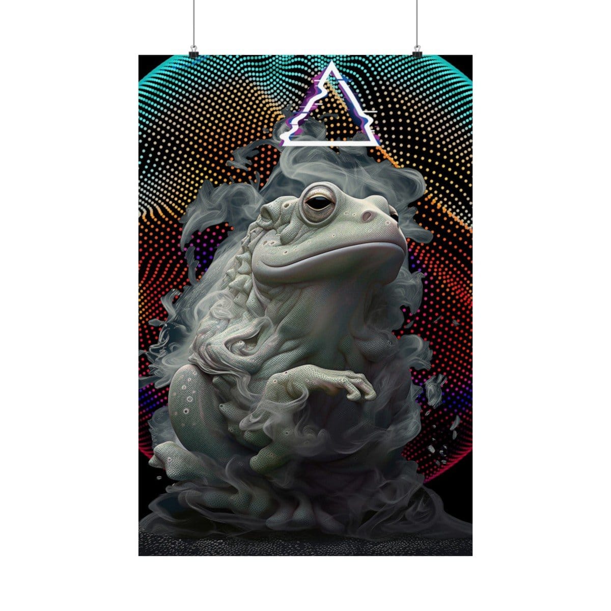 Bufo toad with third eye chakra — Psychedelic Poster by PsychonautDream