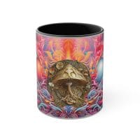 Chromatic Portal — Psychedelic Coffee Mug by PsychonautDream
