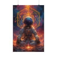 Cosmic Psychonaut — Psychedelic Poster by PsychonautDream