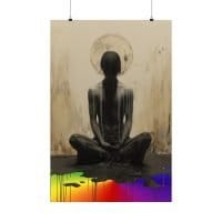 Dark Night of the Soul — Psychedelic Poster by PsychonautDream