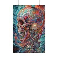 Dimitri ego death — Psychedelic Poster by PsychonautDream