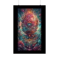 DMT entity — Psychedelic Poster by PsychonautDream
