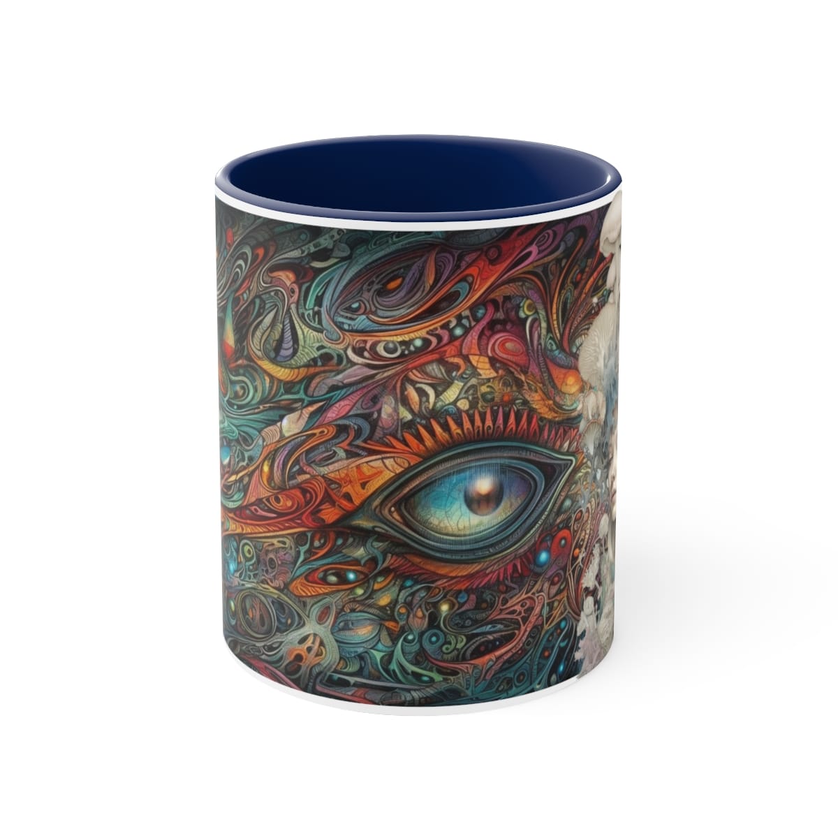 DMT Spaces 13 — Psychedelic Coffee Mug by PsychonautDream