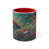 DMT Spaces 16 — Psychedelic Coffee Mug by PsychonautDream