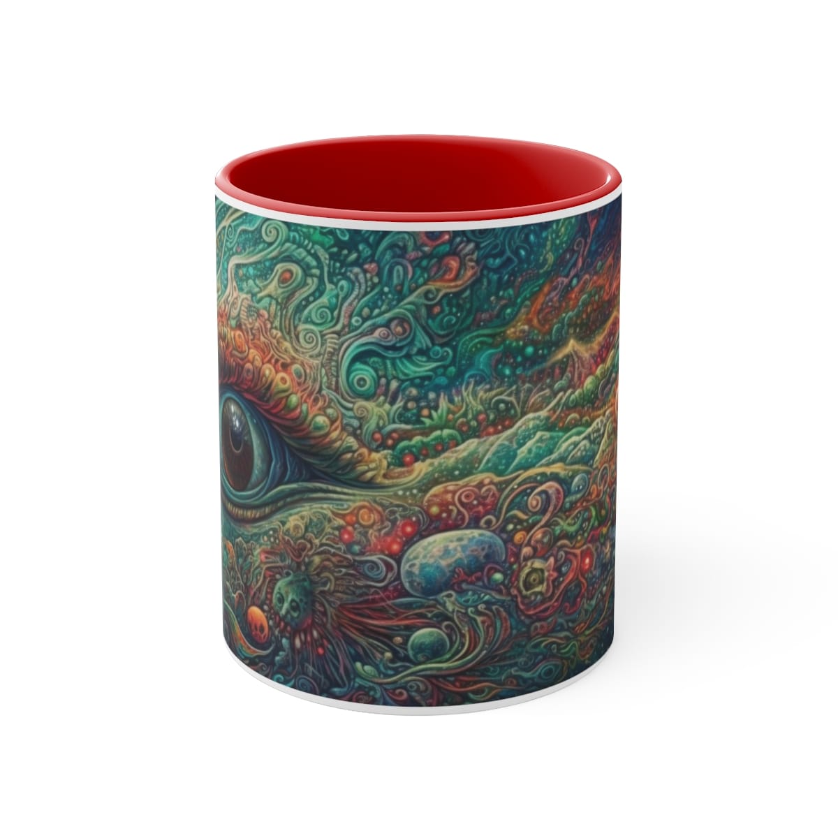 DMT Spaces 16 — Psychedelic Coffee Mug by PsychonautDream