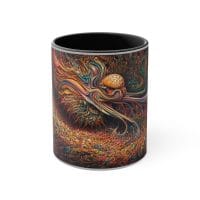 DMT Spaces 18 — Psychedelic Coffee Mug by PsychonautDream