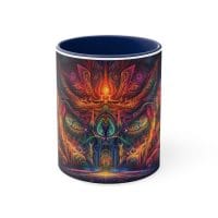 DMT Spaces 2 — Psychedelic Coffee Mug by PsychonautDream