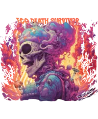 Ego death survivor — Psychedelic T-Shirt by PsychonautDream