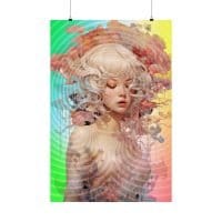 Psychedelic elf entity — Psychedelic Poster by PsychonautDream