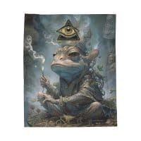 Enlightened Bufo Alvarius 6 — Psychedelic Blanket by PsychonautDream