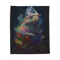 Enlightenment by Bufo — Psychedelic Blanket by PsychonautDream