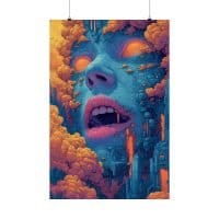 Enlightenment via Psychedelics — Psychedelic Poster by PsychonautDream