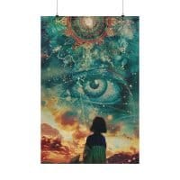 Eye in the sky — Design 2 — Psychedelic Poster by PsychonautDream