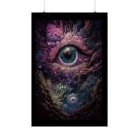 Trippy eye in the sky — Psychedelic Poster by PsychonautDream