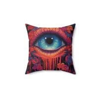 Psychedelic Eye of Providence — Psychedelic Pillow by PsychonautDream
