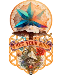 Free your mind — Psychedelic T-Shirt by PsychonautDream