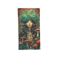 Magic Mushroom Psychedelic — Psychedelic Scarf by PsychonautDream