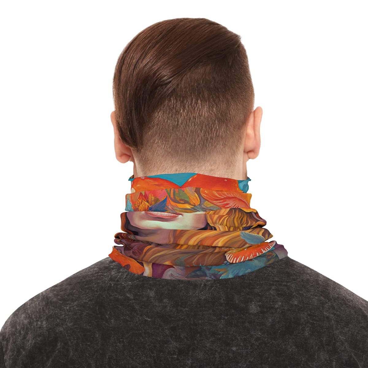 magic mushroom elf scarf