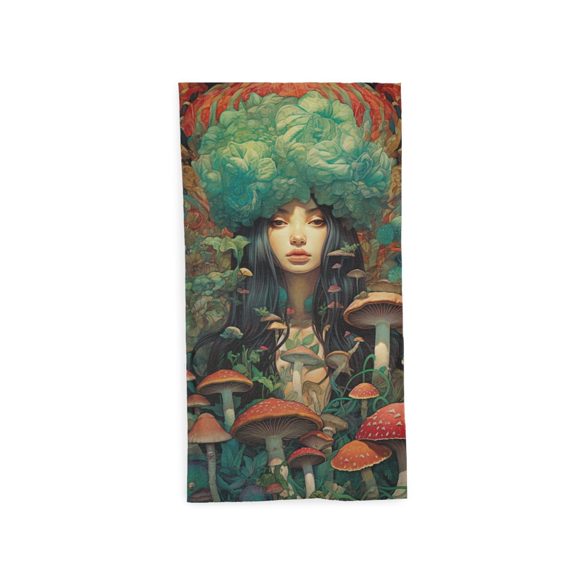 Magic Mushroom Psychedelic — Psychedelic Scarf by PsychonautDream