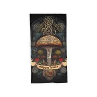Magic Mushrooms 2 — Psychedelic Tube Scarf by PsychonautDream