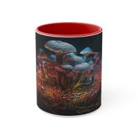 Magic Mushrooms — Psychedelic Coffee Mug by PsychonautDream