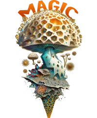 Magic! *shrooms — Psychedelic T-Shirt by PsychonautDream