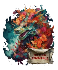 Mama Ayahuasca — Psychedelic T-Shirt by PsychonautDream