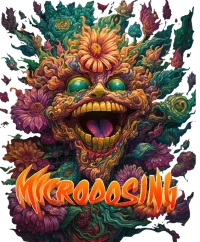 Microdosing — Psychedelic T-Shirt by PsychonautDream