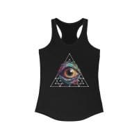 Psychedelic Mind's eye — Women’s Psychedelic Tank Top by PsychonautDream