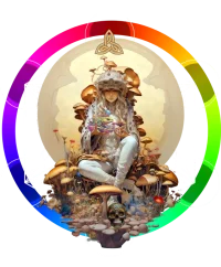 Mushroom Explorer — Psychedelic T-Shirt by PsychonautDream