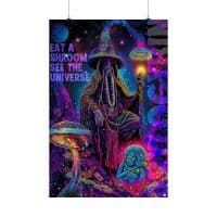 Mushroom Universe — Psychedelic Poster by PsychonautDream