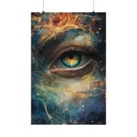One with the Universe 4 — Psychedelic Poster by PsychonautDream