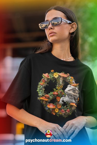 shroom peace t-shirt