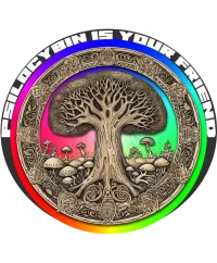 Psilocybin is your friend — Psychedelic T-Shirt by PsychonautDream